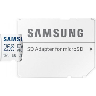 Samsung Evo Plus microSDXC 256GB U3 V30 with Adapter (2021)
